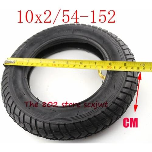10x2 54-152 Inner and outer trye 10*2 tube tire for self-balance scooter tricycle bike kids 3 wheel bicycle 10'' wheel tyre tube