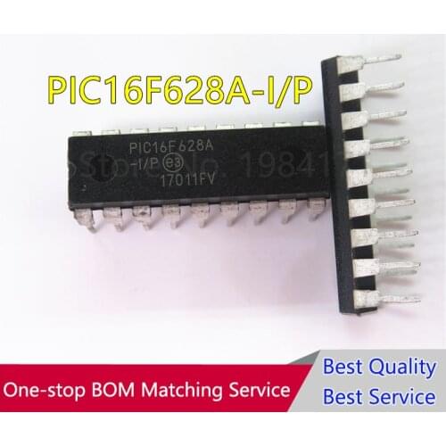 2Pcs PIC16F628A PIC16F628A-I/P DIP18