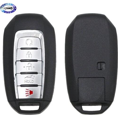 4+1 Button Smart Remote Control Key Case Shell for Infiniti Remote key