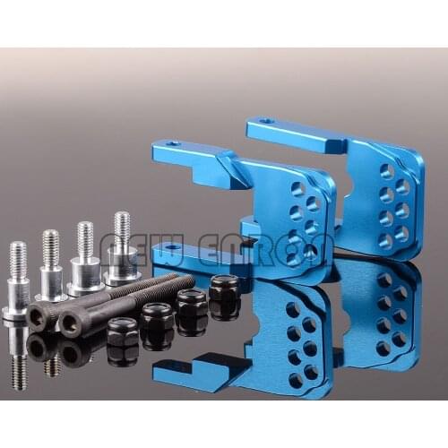 Aluminum 2Pcs 1:10 Rear Damper Shock Mount Metal For Rc Model Car 1/10 Tamiya CC01 CC-01 4WD Buggy Upgrade Parts