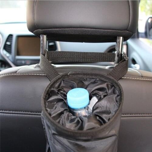 2 PACK Car Trash Bags Car Trash Can Washable Leakproof Eco-friendly Seatback Truck Hanging Car Garbage Bags for Travelling