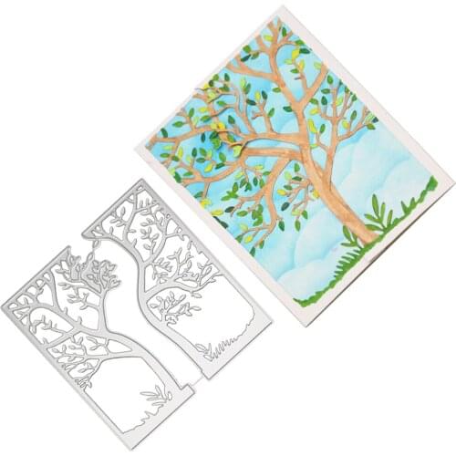 Tree Dies Metal Cutting Dies Embossing Craft Dies Cut Cut Die Mould and Stamps DIY Scrapbooking Stencils Dropshipping