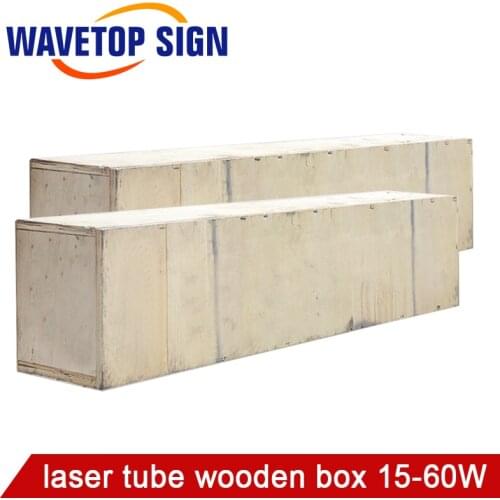 Free Shiping Laser Tube Wooden Box 15W / 30W /40W / 45W / 50W / 60W / 80W / 100W / 130W / 150W / 180W / 200W