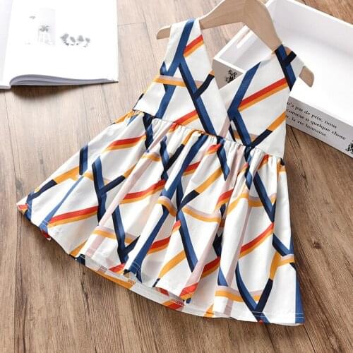 Kids Dresses for Girls Summer New Girl Dress Children Clothing Pattern Korean Princess Dress
