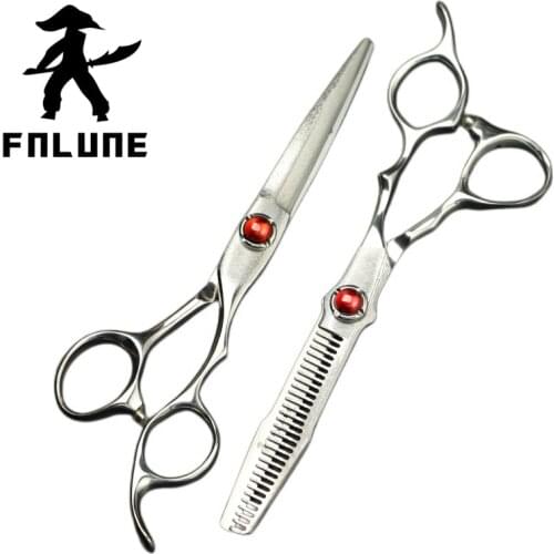 FnLune 6.0inch Melaleuca Steel Professional Hair Salon Scissors Cut Barber Accessories Haircut Shear Hairdressing Tools Scissors