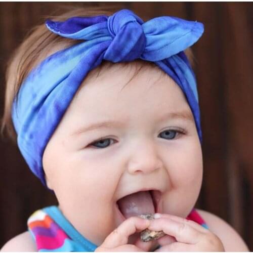 New Kids Baby Girls Bebe Children Baby Kids infant Bunny Bright Headbands Headdress Hair Accessories Bow Bright Colors Headwear