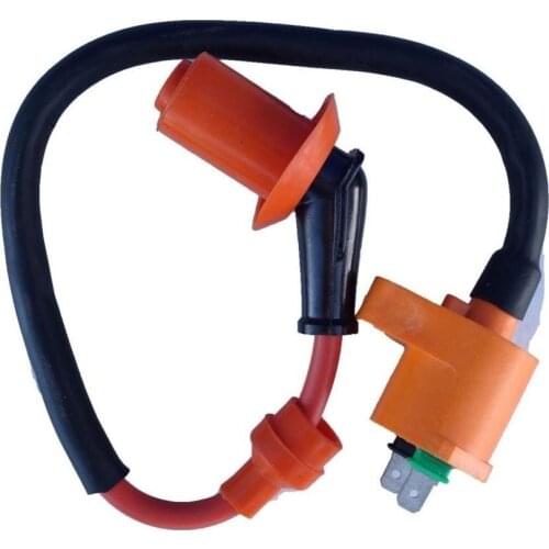 Racing Orange Ignition Coil GY6 for 50cc 125 150cc Scooter ATV Buggy 4 Wheeler RACING Ignition Coil