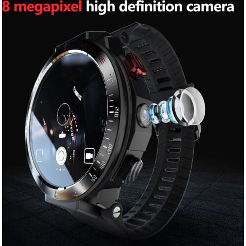 Best gift to husband business Smart Watch Men 1.6inch Android 7.1 1G+16G LTE 4G Sim Smartwatch 8MP HD Camera GPS Smart Bracelet