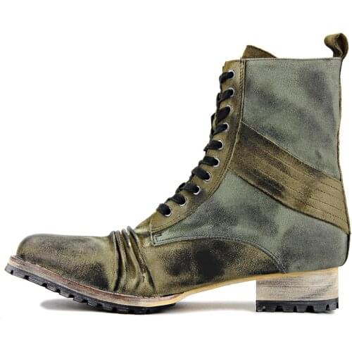 Handmade Mens Boots Motorcycle Ankle Boots Chelsea designer Boots Calfskin Genuine men Shoes footwear male comfortable shoe