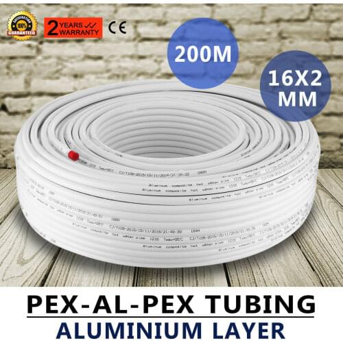 Underfloor Heating Pex Al Pex Pipe 16mm X 2mm 200m Coil Wras Approved