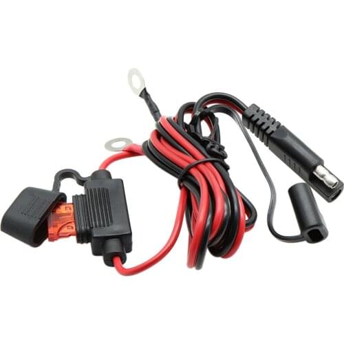Nuoxintr Waterproof 12V Motorcycle SAE to USB Phone GPS MP4 Charger Cable Adapter Motorbike Inline Fuse Power Supply