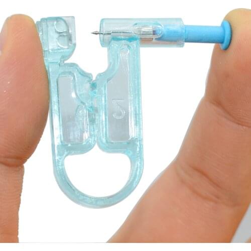 Hot Healthy Safety Asepsis Disposable Unit Ear Studs Piercing Gun Piercer Tool Cartilage Tragus Helix Piercing Kit Ear Stud