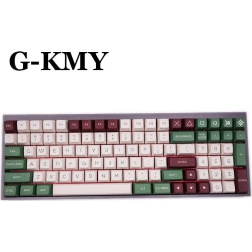 G-MKY OSA GREEN CAMP KEYCAP PBT DOUBLE SHOT Keycap FOR Cherry MX switch keycaps for Wired USB Mechanical Gaming keyboard