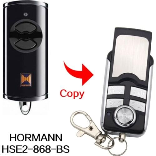 HORMANN HSE2 868 BS remote control HORMANN HSE 2 4 BS 868 MHz rolling code garage gate door remote control