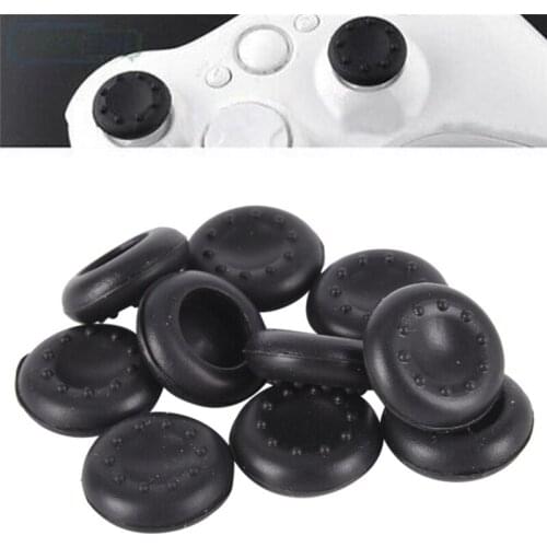 10pcs/lot Rubber Silicone Cap Analog Controller Silicone Cap Cover Thumb Stick Grip For XBOX 360 For PS3/PS4 5 Colors