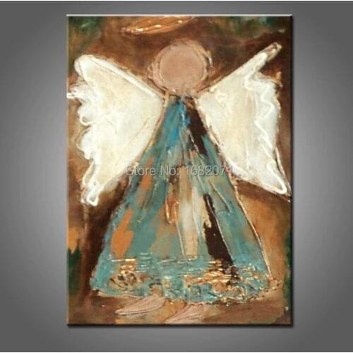 Artist Hand-painted High Quality Modern Abstract Angel Oil Painting On Canvas Abstract Angel Decorative Painting For Living Room