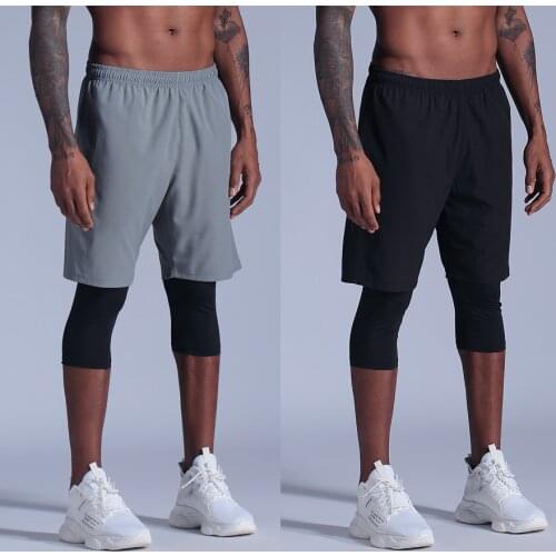 2020 Running Shorts Mens Marathon sport shorts High Elastic Jogging Fitness Racing Shorts Training Tights Workou Jogging Pants
