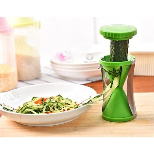 1PC Vegetable Spiralizer Bundle Spiral Slicer Cutter Zucchini Carrots Spaghetti Pasta Noodle Maker,Shred Process Device KX 001
