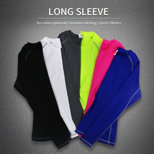 Sports top For Women Long Sleeve Yoga Shirt Solid Quick Dry gym Workout Tops Fitness Running Sportswear Female yoga top