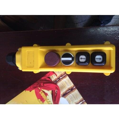 ON-OFF-ON Long Knob Selector Up-down Red Emergency Stop Crane Pushbutton Switch