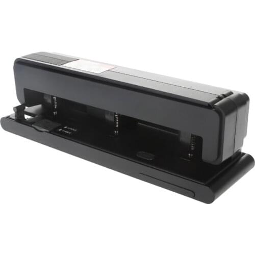 3-Hole Heavy-Duty Punching Machine Office Stationery Punching Machine Three-Hole 40 Sheets 80mm Hole Spacing Puncher