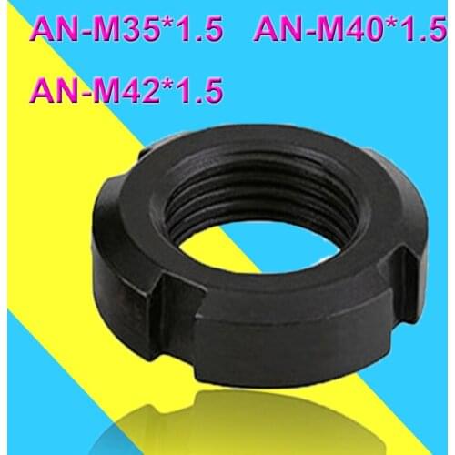 1PC DIN981 M35 M40 M42 Round Four Slot Nut GB812
