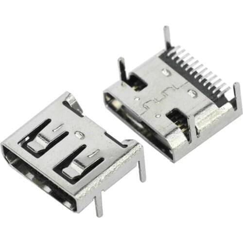 10 PCS a lot Earphone Audio jack For xbox one metal socket female adapter plug connector