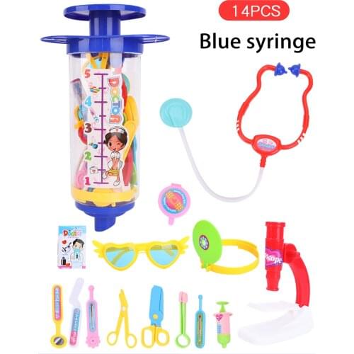 14pc Kids Pretend Hospital Toy Set For Toddlers And Kids Dress-up Kit Toys Pretend Play Doctor Educationa Toys For Children