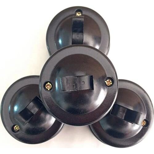 25 pcs Home improvement round surface mounted single control wall flat switch retro up and down toggle switch 6A