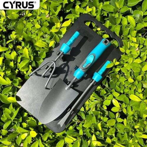 3Pcs Modularize Garden Tools Set Carbon Steel Detachable Suit Cultivating Planting Trowel Orchard Shovels Spades Transplanter