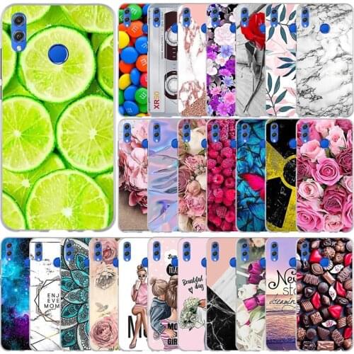 Case For Huawei Honor 8X Case Cover Silicone Case For Huawei Honor 8X Cover Flower Cartoon TPU Fundas For Honor 8X JSN-L21 Capa