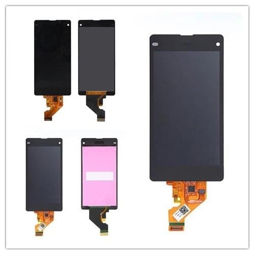 For Sony Xperia Z1 Mini D5503 Z1 Compact LCD Screen Display With Touch Screen Digitizer + Sticker Free shipping