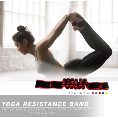 Fitness Equipment Yoga Exercise Yoga Stretching Resistance Band Pilates Elastic Fitness Training Correction Resistance Band