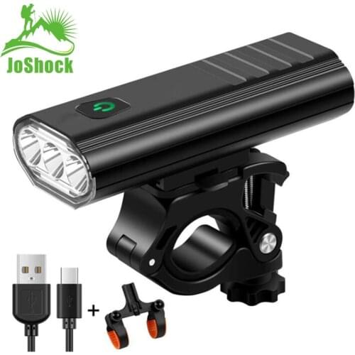 Joshock New 3T6 Bicycle Headlight 5200mAh as Power Bank USB Chargeable Bike Light Front IPX5 Waterproof MTB Bike Flashlight