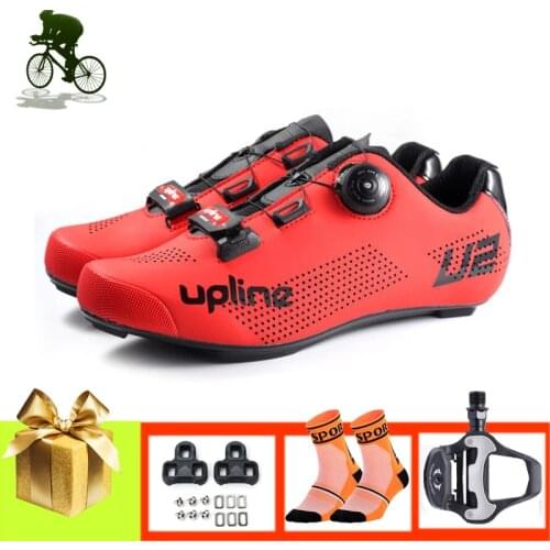 Road Bicycle Shoes Add Pedals Men Women Sapatilha Ciclismo Cycling Sneakers Breathable Self-locking Ultra-light Racing Shoes