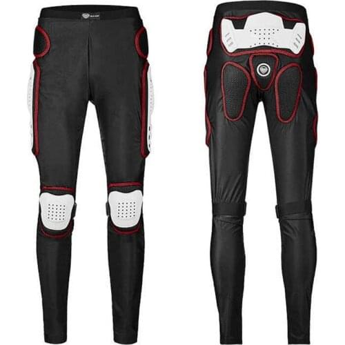 MOTORPOOL Motorcycle Motocross Pants Long Short Armor Motorcycle Pants Ski Skating Cycling With Protective Gear Hip Protector