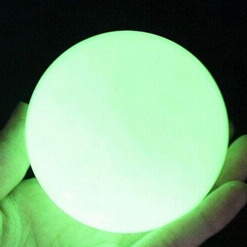 Delicate Glow In Dark Faux Fluorite Sphere Luminous Ball Home Decor Ornament