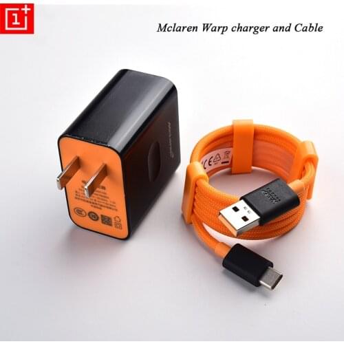 Original Oneplus 7 McLaren Warp Charger 30W Fast Charging Adapter Type C Data Cable For 1+ One Plus 8 8T 6 6T 7 7T Pro 5 5T 3 3T