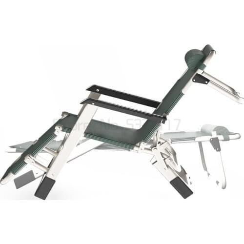 Recliner folding lunch break bed household leisure lazy back portable balcony beach chair