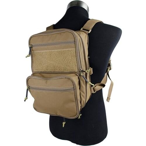 TMC2529-CB 410 FLATPACK Design Vest Dual Purpose Zipper Backpack CB