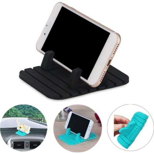 Universal Silicone Car Mobile Phone Holder For iPhone Samsung Xiaomi Huawei For KIA CEED SPORTAGE RIO 3 4 PICANTO Car GPS Stand