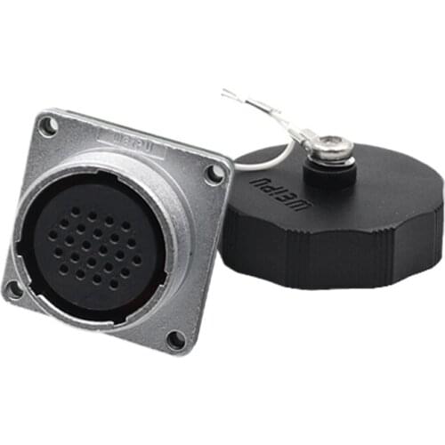 WF28 ZM M28 Industrial Aviation Soldering Female Socket Jack Power Connector Waterproof 2 3 4 7 8 9 10 12 16 17 20 24 26 Pin