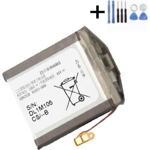 1x 472mAh Battery Replacement for Samsung Gear S4 SM-R810 42mm SM-R800 46mm SM-R805 R800 R810 R805 Batteries + Repair Tools kit