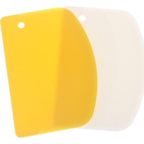 1pc Cream Smooth Cake Spatula Baking Pastry Tools Dough Scraper Kitchen Butter Knife Dough Cutter