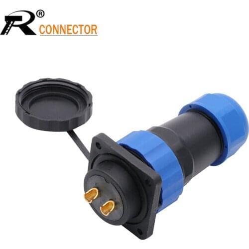1pc Square SP28 IP68 Aviation Waterproof Connector 2/3/4/5/6/7/9/10/12/14/16/19/22/24/26pin Male&Female Plug Wire/Cable Socket