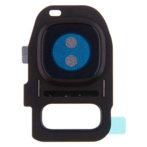 1pcs Back Rear Camera Holder Frame with Glass Lens Cover for Samsung Galaxy S7 G930A G930F S7 edge Mobile Phone Parts