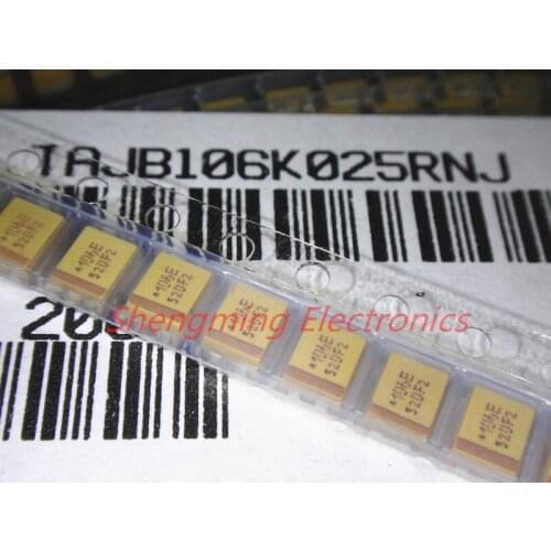 100PCS 3528 106E 25V 10UF B type SMD tantalum capacitors