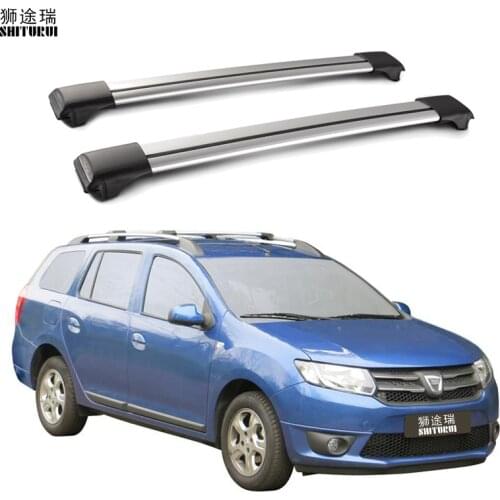 2Pcs Roof Bars for Dacia Logan MCV 5 Door Estate 2013 - 2021 (Rails) Aluminum Alloy Side Bars Cross Rails Roof Rack Luggage