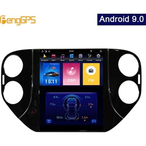 PX6 Android 9.0 Car Radio Tesla Vertical Screen for Volkswagen Tiguan 2010-2016 Audio Player In-dash Carplay GPS Navigation