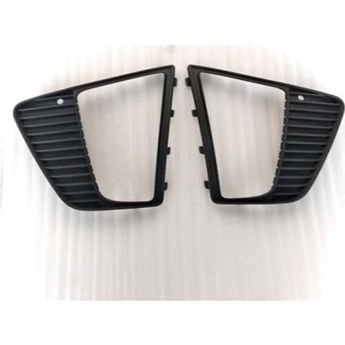 For hyundai IX25 Creta front bumper lampshade front fog lampshade blackout cover black casing shield 86564C9000 86563C9000